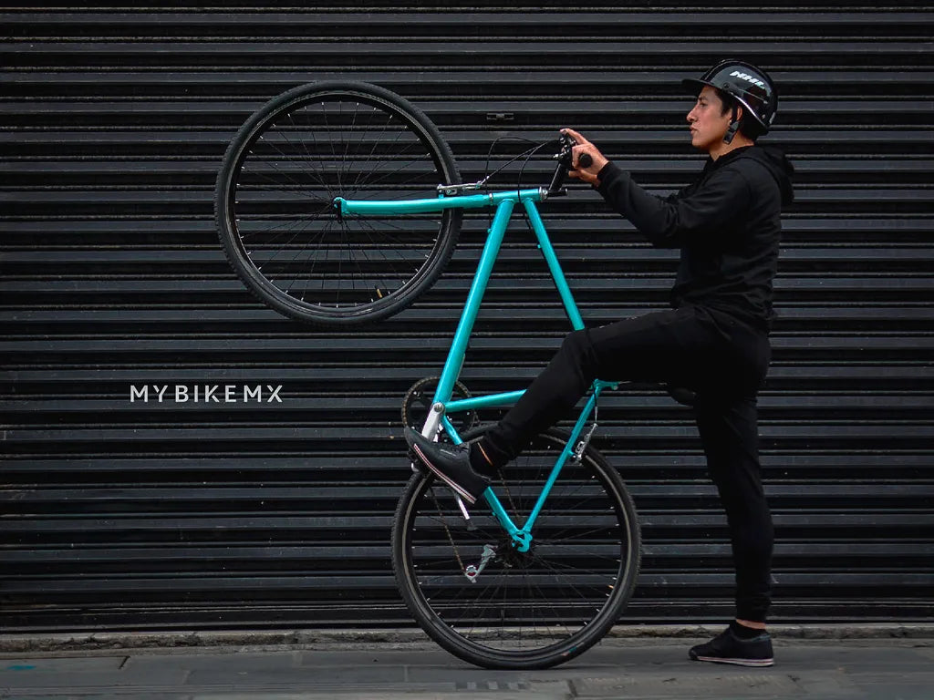 Bicicleta Vintage Urbana Modelo Azul Platino Personalizada MyBikeMx