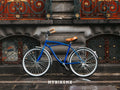 Bicicleta Vintage Urbana Modelo Azul Crusier Personalizada y Accesorios MyBikeMx