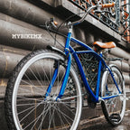 Bicicleta Vintage Urbana Modelo Azul Crusier Personalizada y Accesorios MyBikeMx