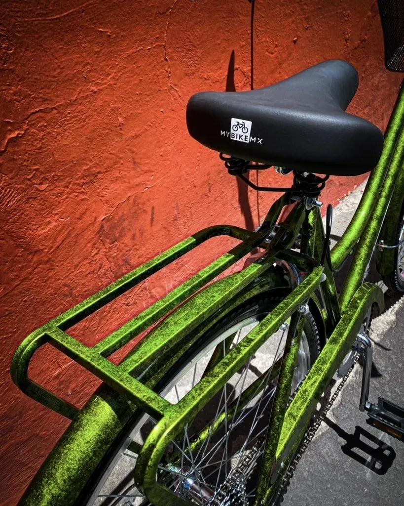 Bicicleta Vintage Urbana Bahia Lagartos Con Canastilla y Portabultos MyBikeMx
