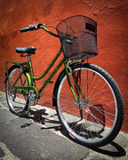 Bicicleta Vintage Urbana Bahia Lagartos Con Canastilla y Portabultos MyBikeMx