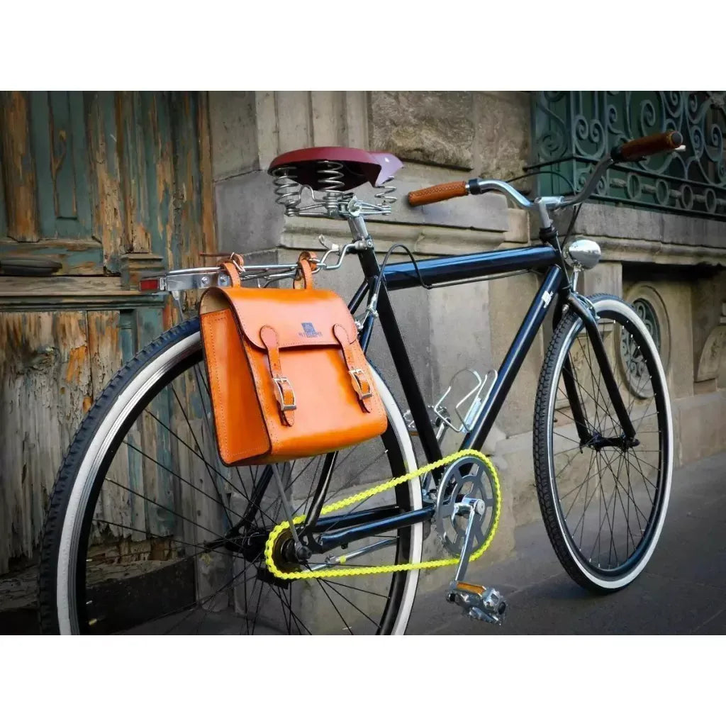 Alforja Clasica Vintage De Piel Para Bicicleta MyBikeMx