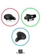 Asiento Para Bicicleta Ancho Acolchado Cómodo Anti-impacto Mybikemx