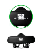 Asiento Para Bicicleta Ancho Acolchado Cómodo Anti-impacto Mybikemx