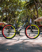 Bicicleta de Montaña Azteca Trail 21 Vel Freno de Disco Suspensión MyBikeMx