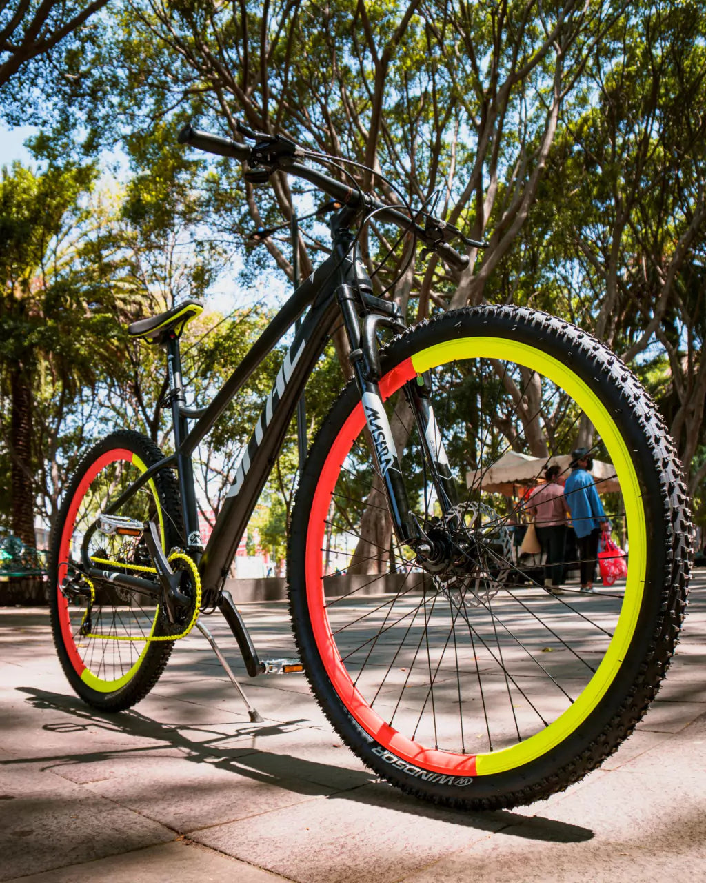 Bicicleta de Montaña Azteca Trail 21 Vel Freno de Disco Suspensión MyBikeMx