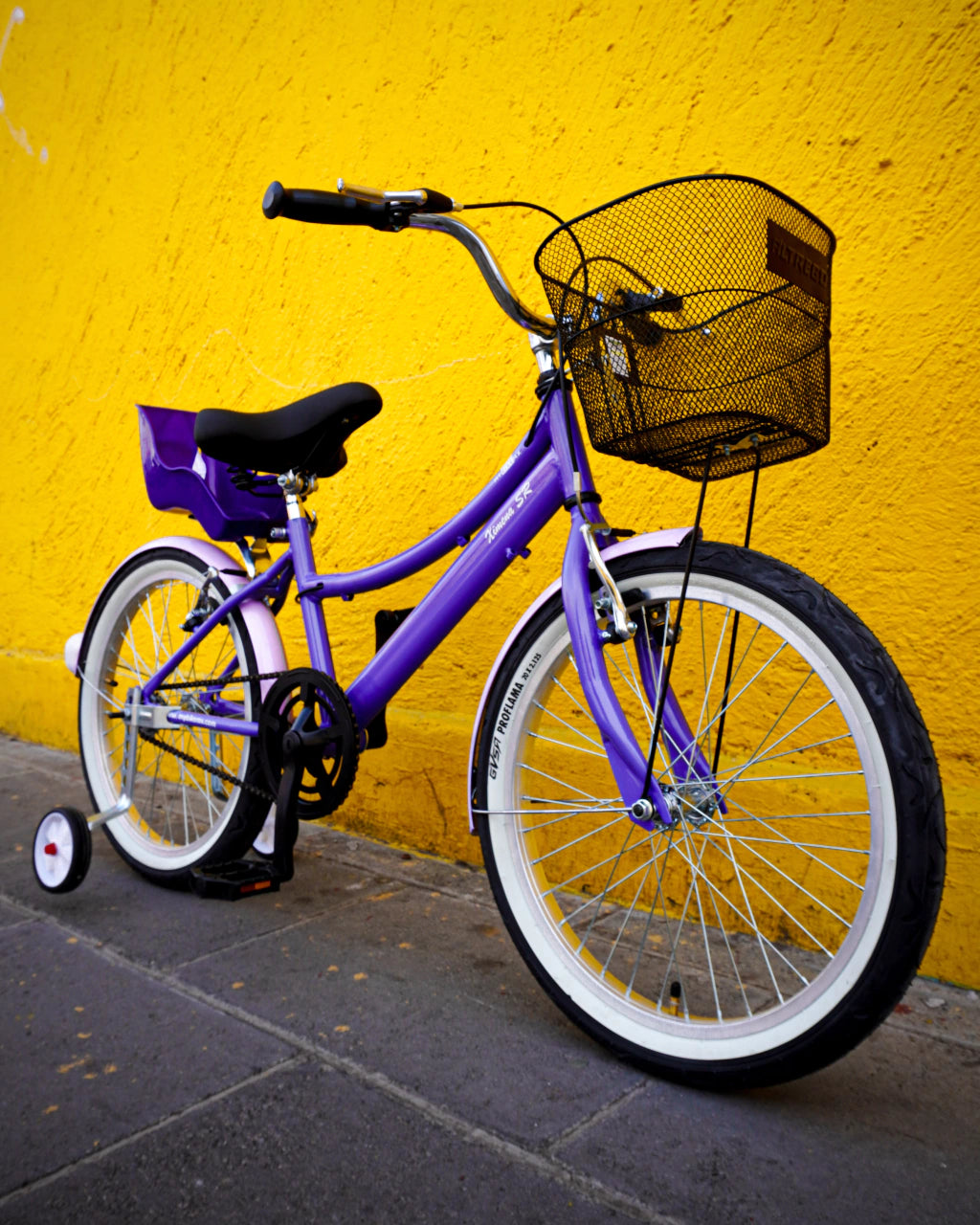 Bicicleta Infantil con Portamuñecas Lavanda de Verano