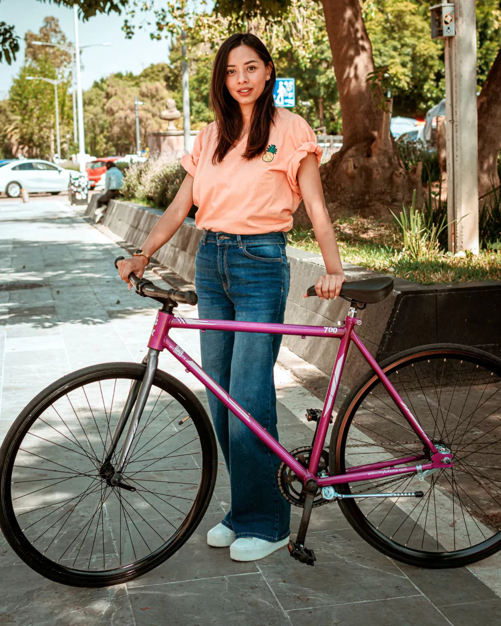 Bicicleta Ultraligera Urbana 700 Bugambilia Electrizante MyBikeMx