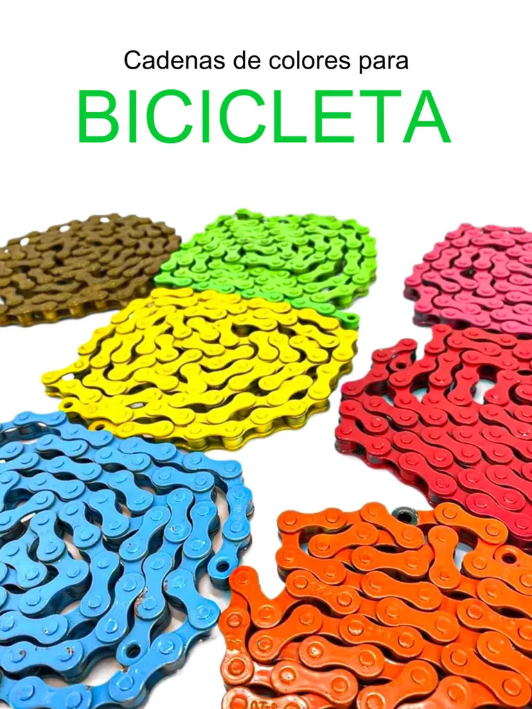 Cadena Para Bicicleta Varios Colores