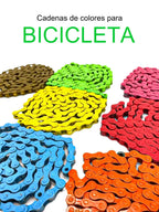 Cadena Para Bicicleta Varios Colores