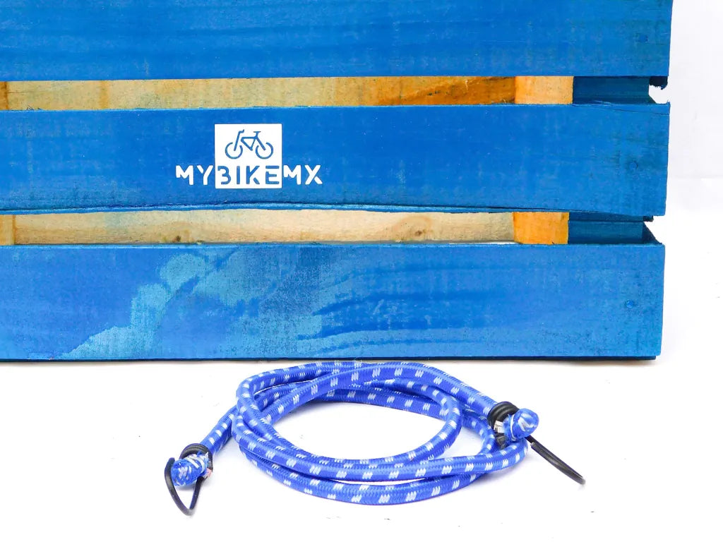 Caja de Carga Trasera para Bicicleta Madera en Colores con Liga de Ajuste Mybikemx