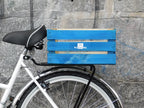 Caja de Carga Trasera para Bicicleta Madera en Colores con Liga de Ajuste Mybikemx