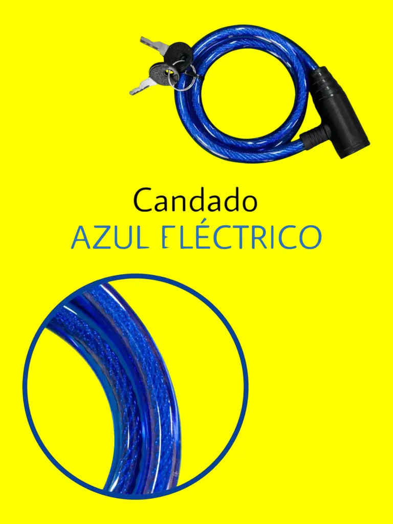 Candado Cadena Para Bicicleta Reforzado Alta Seguridad Flex