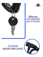 Candado Cadena Para Bicicleta Reforzado Alta Seguridad Flex