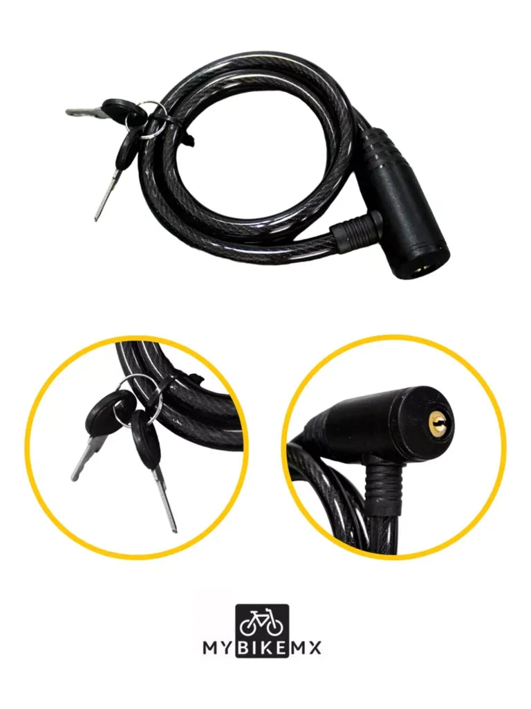 Candado Cadena Para Bicicleta Reforzado Alta Seguridad Flex