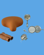 Kit Accesorios Bicicleta Asiento Puños Campana Faro Espejos MybikeMx