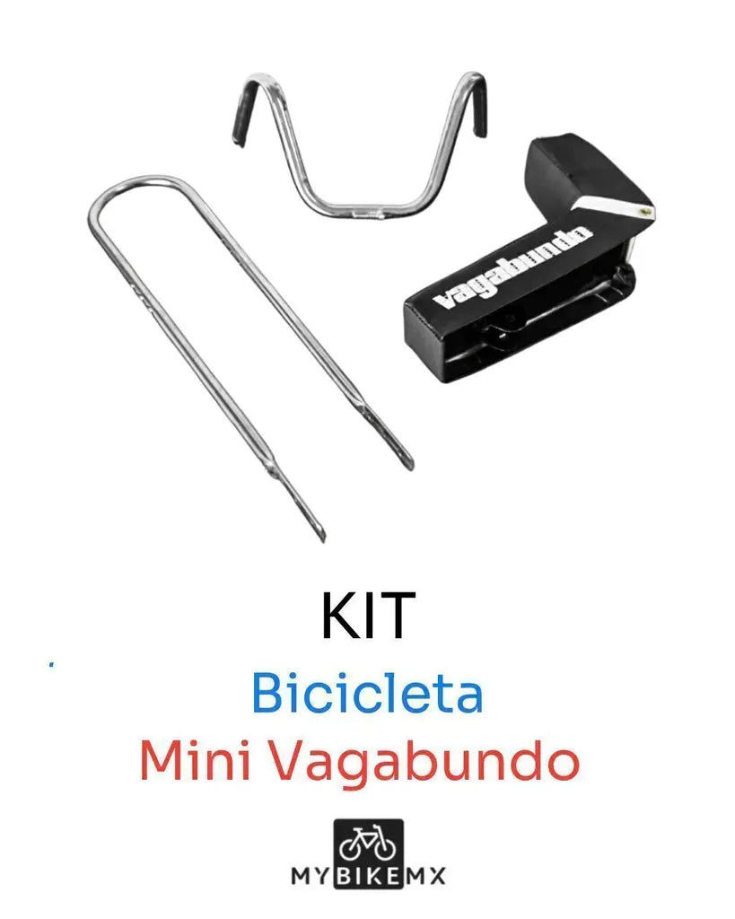 Kit Asiento Respaldo Manubrio Para Bicicleta Mini Vagabundo