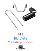 Kit Asiento Respaldo Manubrio Para Bicicleta Mini Vagabundo