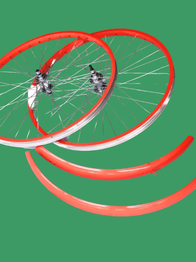 Kit Salpicaderas y Rines Piñon Libre Colores Para Bicicleta Todas las Medidas