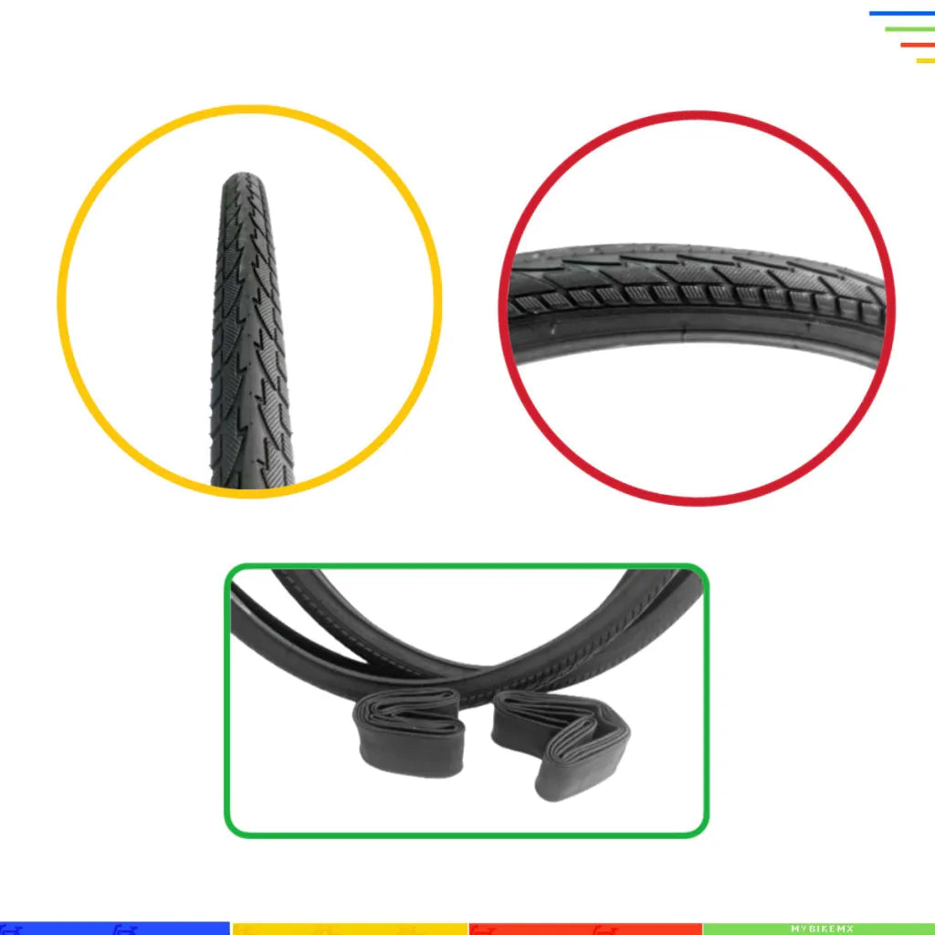 Llantas Y Camaras Par R26 X 1.75 Para Bicicleta Urbana o de Paseo