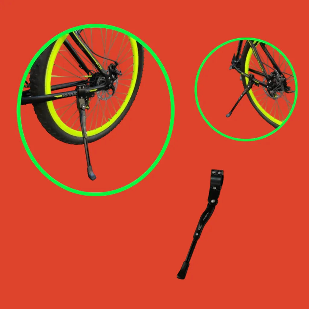 Pata Parador Para Bicicleta Ajustable Aluminio Reforzado R24-R29