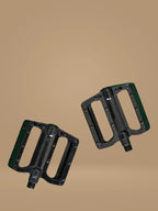 Pedales Para Bicicleta Montaña Bmx 9/16 Aluminio Con Reflejante Lateral MyBikeMx