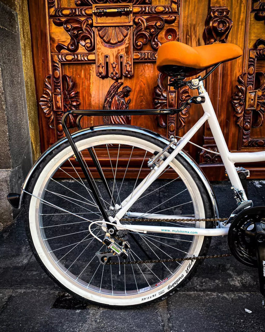 Bicicleta Blanca Retro Vintage Tipo Ingles MybikeMx