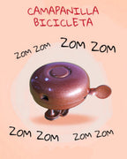 Campanilla Timbre Para Bicicleta Colores Varios Mybikemx