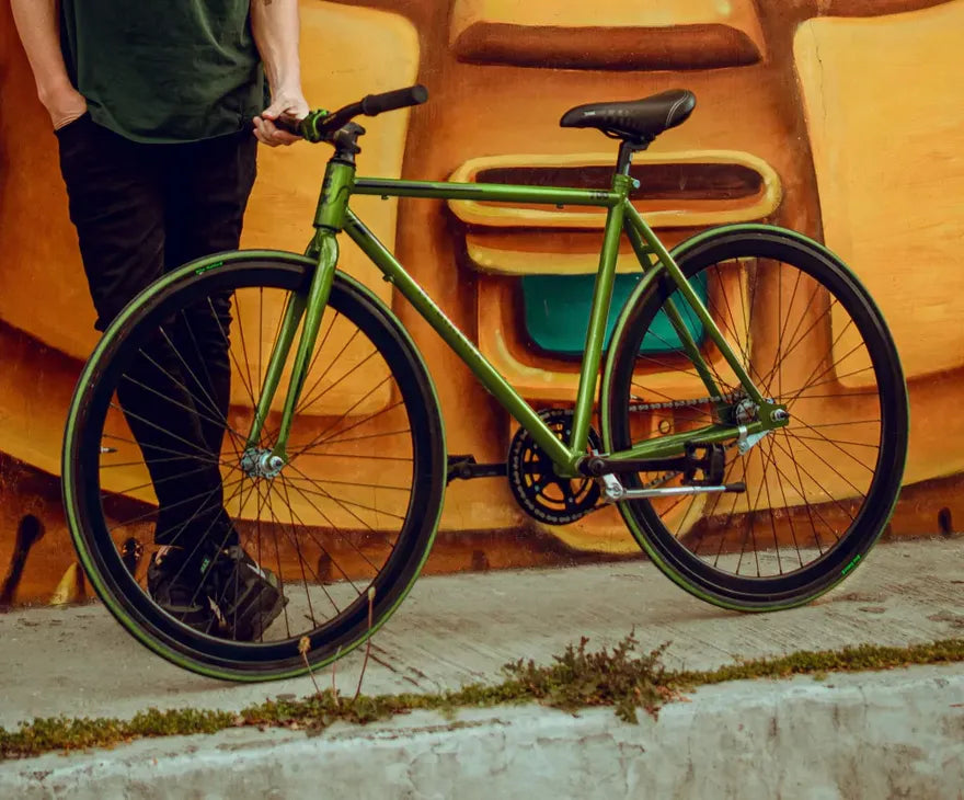 Bicicleta Ultraligera Urbana Verde Manzana 700 MyBikeMx