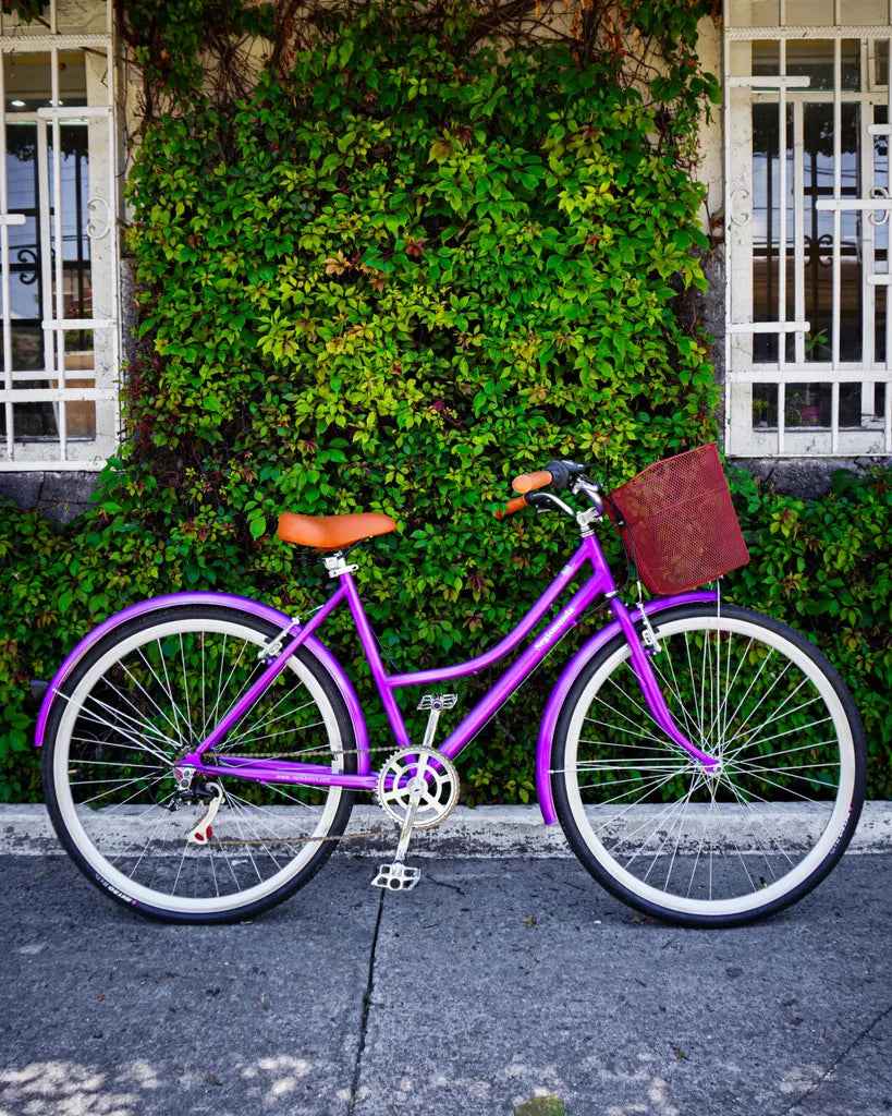 Bicicleta Vintage Urbana Modelo Salvia Con Velocidades Canastilla MyBikeMx