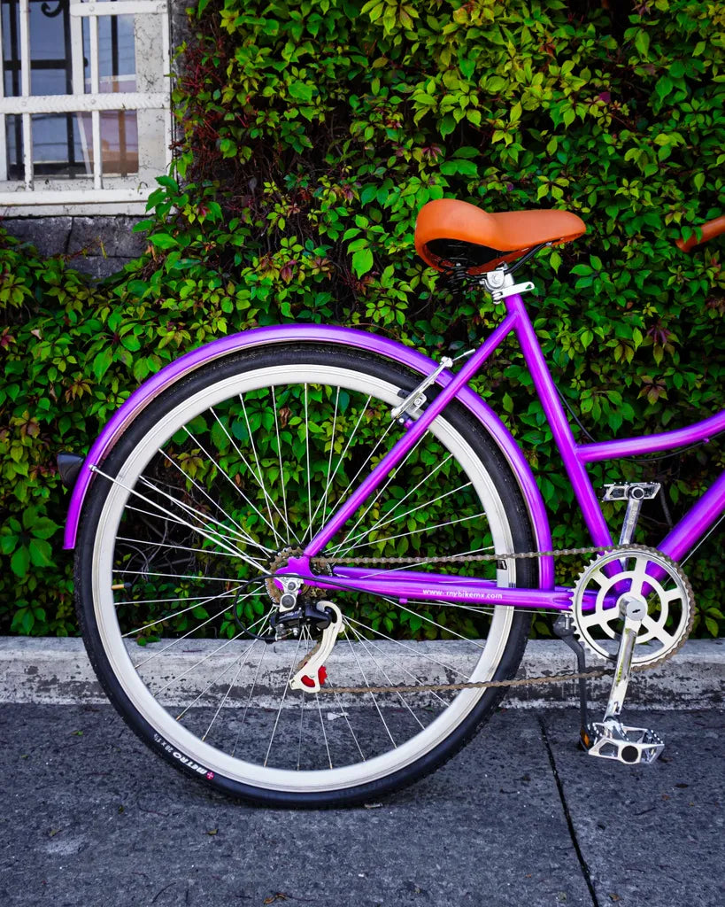 Bicicleta Vintage Urbana Modelo Salvia Con Velocidades Canastilla MyBikeMx